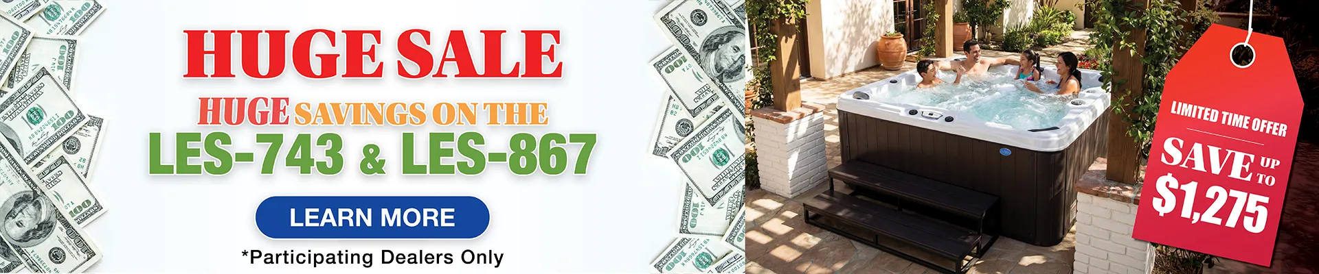 Calspas hot tub being used in a family setting - South Gate